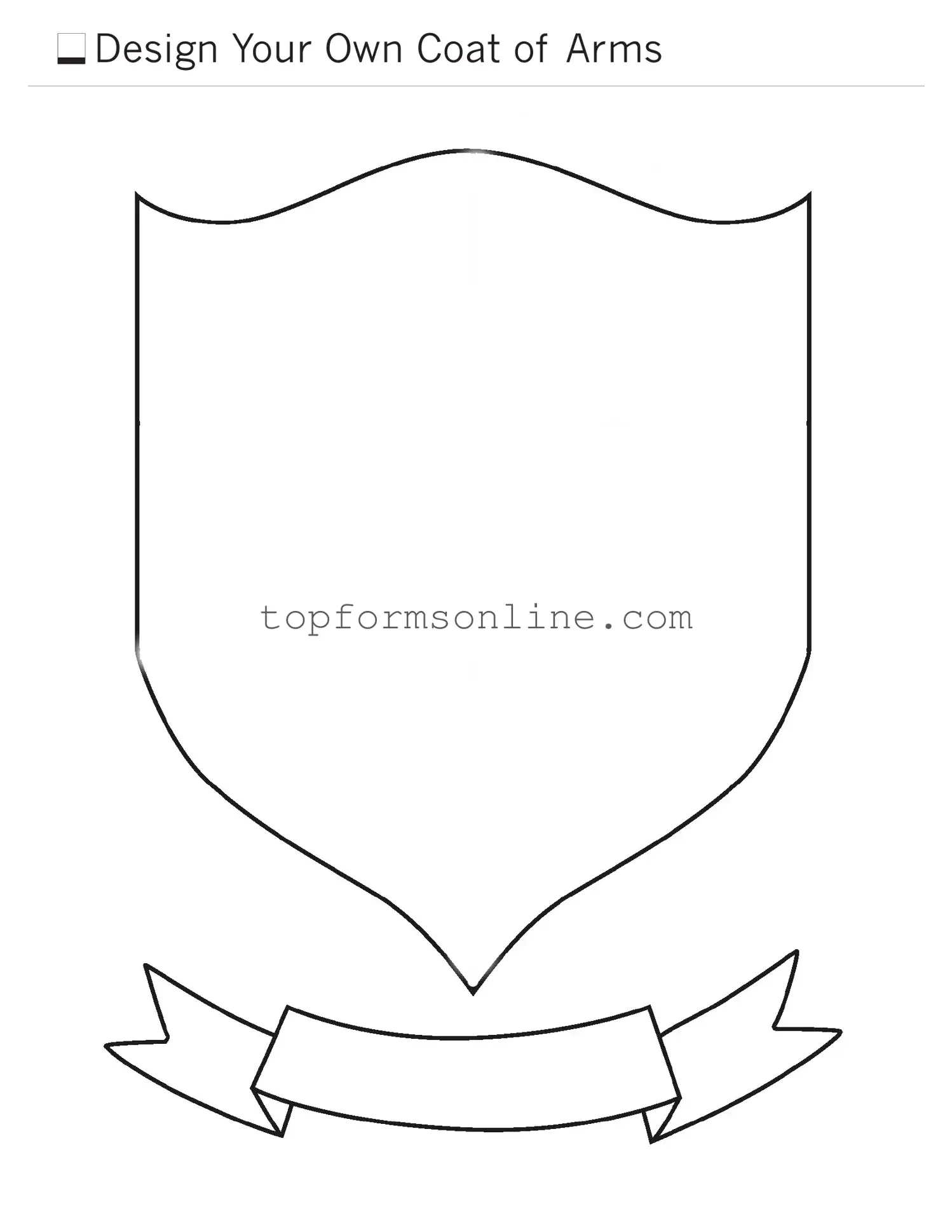 Fill Out a Valid Coat Of Arms Form