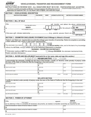 Fill Out a Valid California Fotm Reg 262 Form
