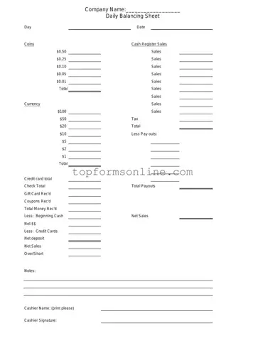 Fill Out a Valid Cash Drawer Count Sheet Form