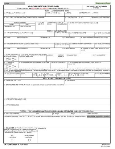 Fill Out a Valid Da 2166 9 1 Form