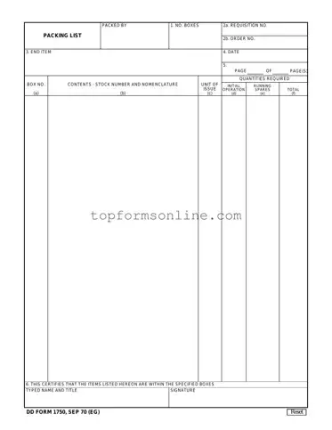 Fill Out a Valid Dd 1750 Form