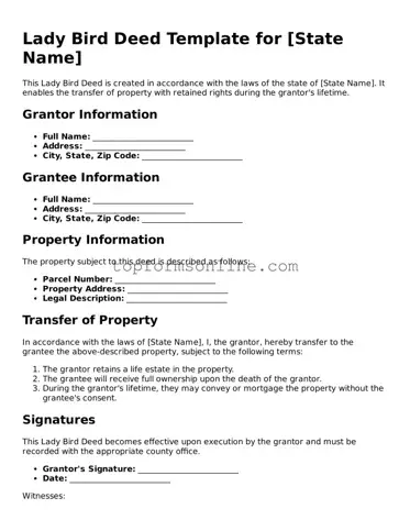 Valid Lady Bird Deed Template