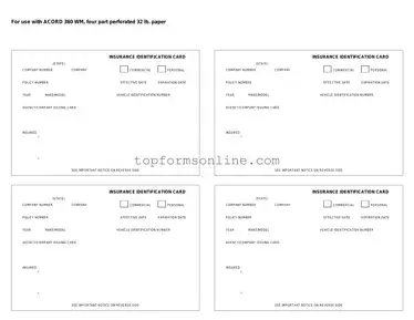 Fill Out a Valid Acord 50 WM Form