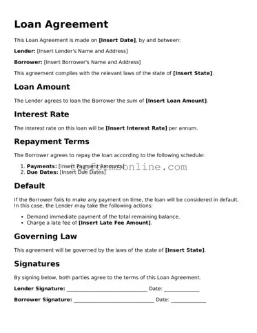 Valid Loan Agreement Template
