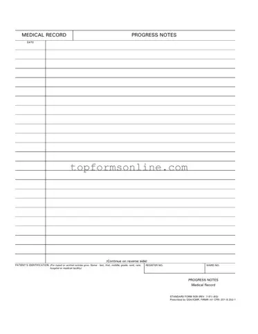 Fill Out a Valid Progress Notes Form