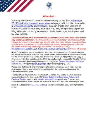 Fill Out a Valid IRS W-2 Form