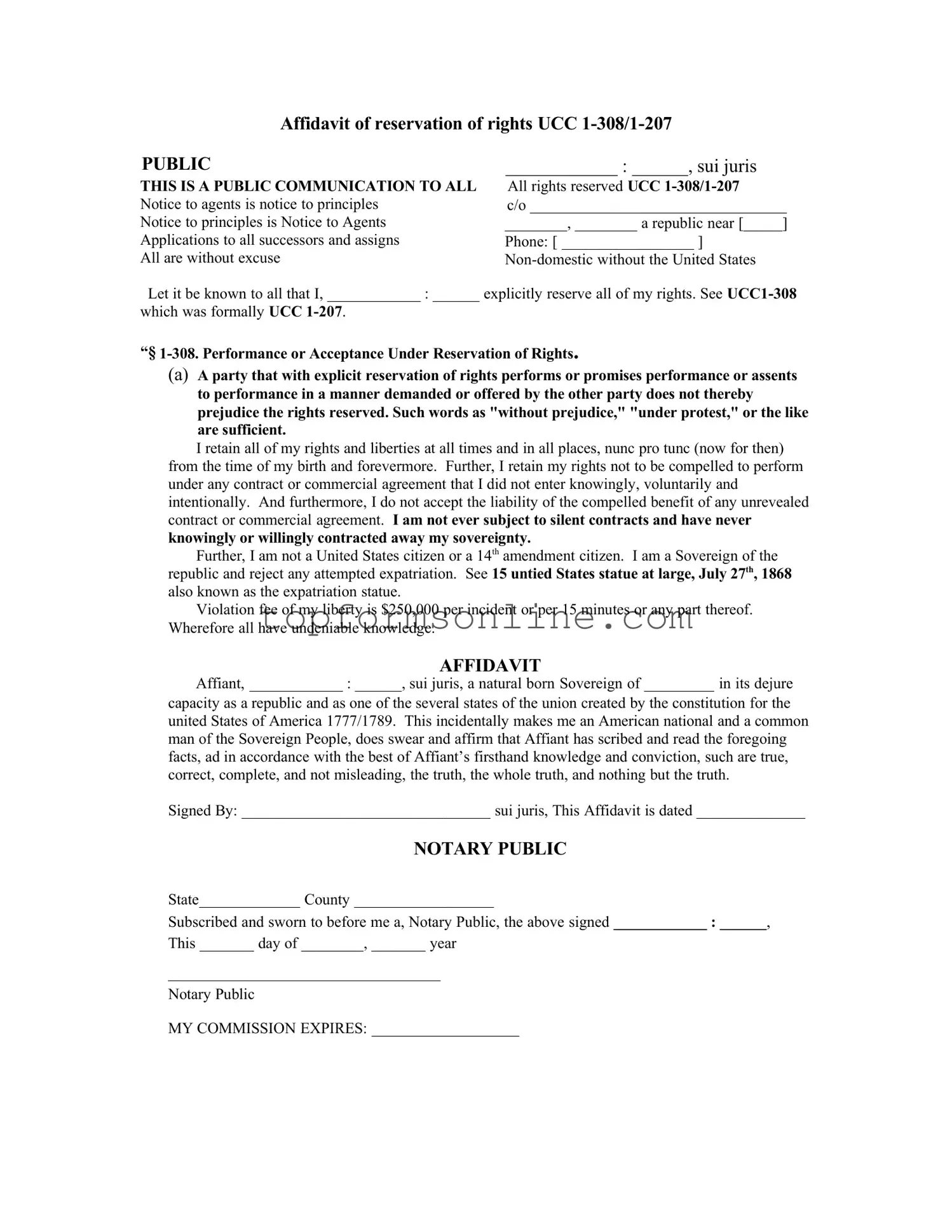 Fill Out a Valid Ucc 1 308 Form